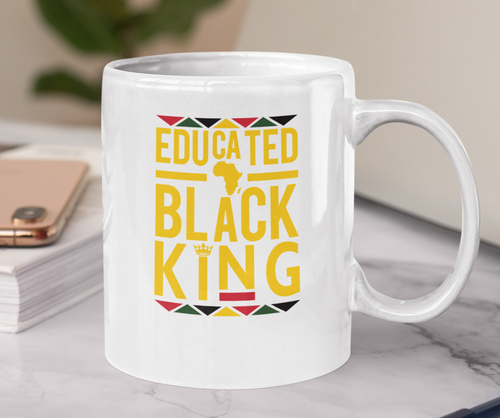 Educated Black King Mug Coffee Mug